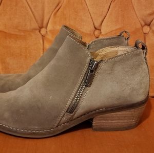 Suede ankle boots